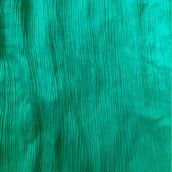 Zara Size Large Green Textured long Dress - Picture 4 of 8